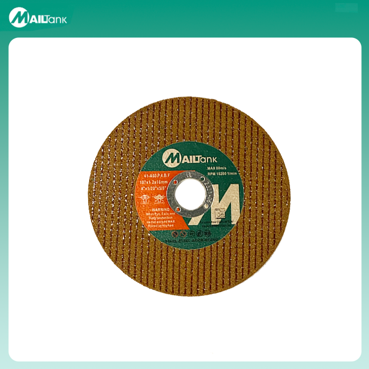 Mailtank 4" Cutting Disc Off Wheel for Angle Grinder (Steel) 107 x 1.2