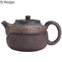 Vintage stoneware teapot Imitation stone tea set Handmade ceramics kettle Chinese tea ceremony supplies 210ml