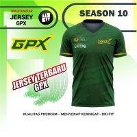 xzx 180305   T SHIRT GPX Hijau Terbaru SEASON 10 2023 E-sport MLBB Free Nickname