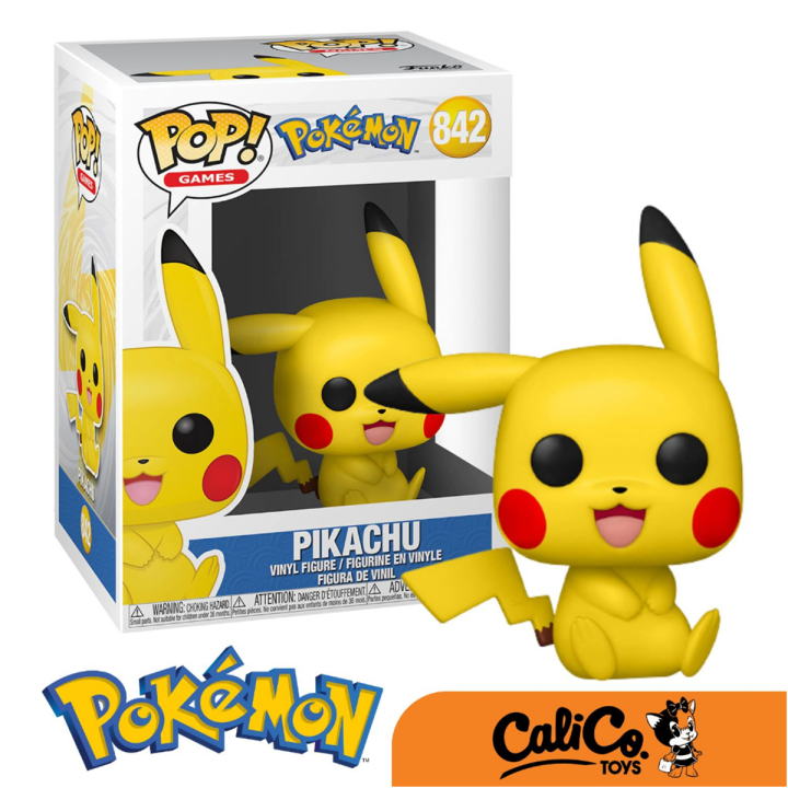 NON-MINT POP! Games: Pokemon - Pikachu Sitting (CaliCo. Toys) | Lazada PH