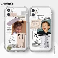 JEERO เคสคู่ เคสไอโฟน คู่รัก กันกระแทกซิลิโคนนุ่มใสน่ารักตลก เคสโทรศัพท์ Compatible for iPhone 13 12 11 Pro Max SE 2020 X XR XS 8 7 Plus พลัส XYY1318