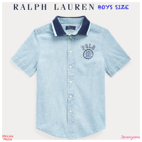 RALPH LAUREN POLO-COLLAR CHAMBRAY SHIRT ( BOYS SIZE 8-20 YEARS )