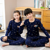 Children Pajamas Long Sleeve Cotton Pyjamas Kids Clothes Sets Cartoon Boys Sleepwear Nightwear Teenager Pajamas for Girl Teens