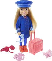 Barbie Chelsea Can Be Playset with Blonde Chelsea Pilot Doll