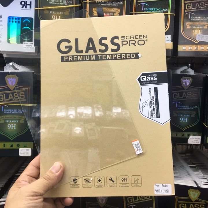 ฟิล์มกระจกกันรอย-ฟิล์มกันรอย-ฟิล์มกันรอยหน้าจอ-ฟิล์มกระจกนิรภัย-แบบใส-เต็มจอ-for-redmi-pad-10-6-2022