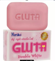 NIRIKO Gluta Double White สบู่กลูต้าดับเบิ้ลไวท์​ (100g.x6pieces) ของแท้100%