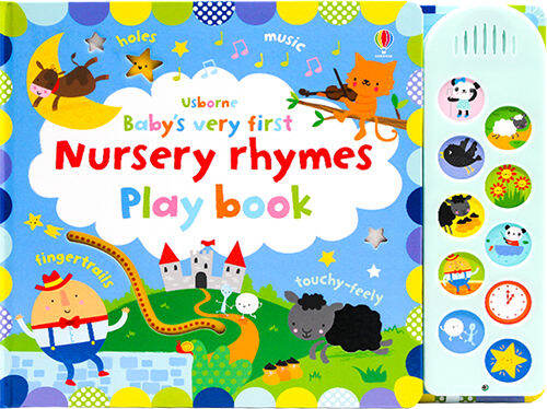 original-english-version-usborne-baby-s-very-first-nursery-rhymes-playbook-pronunciation-book-touch-and-turn-over-the-hole-book-childrens-enlightenment-cognitive-toy-operation-book-eusborne