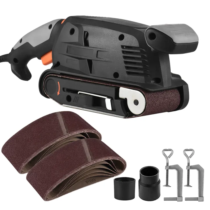 Electric belt sander for wood