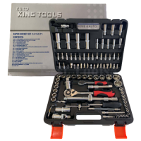 EURO KING TOOLS ชุดเครื่องมือ ประแจ ชุดบล็อก 94 ชิ้น แกน 1/4" และ 1/2" Socket Set ผลิตจากเหล็กโครมวานาเดียม (CR-V) คุณภาพดี ทนทาน ใช้งานได้ยาวนาน ใช้งาน แท้