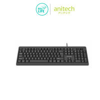 Anitech KEYBOARD คีย์บอร์ด c แบบมีสาย รุ่น P819 รับประกัน 2 ปี