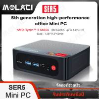 Beelink SER5 Mini PC AMD Ryzen 5 5560U DDR4 16GB SSD 500GB NVME WiFi6E 6C/12T Wi-Fi 6E Gaming Mini PC 4K HDMI DP Output Gigabit Internet Desktop Gaming PC(Pre-activated Win11 Pro)