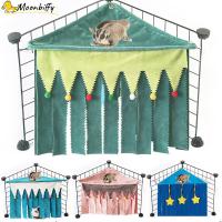 Small Pet Tassel Strip Tent Hideout Hideaway Guinea Pig Hamster Hedgehog Hammock Hanging Bed Nest Mat Hamster Supplies