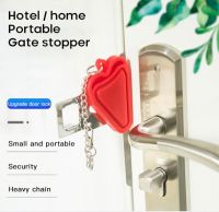 Portable Door Lock Double Hole Security Door Locker Safety Metal Lock Home Room Hotel Anti Theft Security Lock