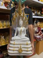 พระนาคปรก องค์สีขาวพรีเมี่ยม ฐานกว้าง12นิ้ว สูง 21 นิ้ว