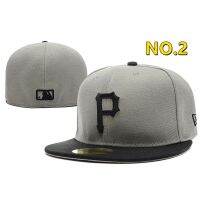 4 Style MLB Pittsburgh Pirates non-adjustable baseball cap fully sealed hip-hop Fans outdoor stretch Unisex sun hat coupleTH