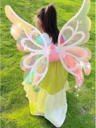 Lồng đèn trung thu bộ cánh bướm điện tử cánh bướm có chân váy cho bé đi