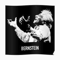 Leonard Bernstein  Poster Print Home Painting Modern Picture Wall Art Mural Room Decoration Vintage Funny Decor No Frame Picture Hangers Hooks