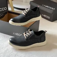 Original Ecco Mens Fashion Shoes casual shoes sports running shoes sneakers Leather shoes LF1122003