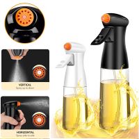 ❄℡▽ 500ML BBQ Cooking Olive Oil Sprayer Kitchen Accessories Baking Oil Spray for Air fryer 200ML Salad Vinegar Oil Bottle Dispenser