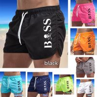 New Summer Mens Beach Shorts Sexy Swimsuit Trunks Colorful Swimwear Surf Board Male Clothing Quick-drying Casual Sport Pants