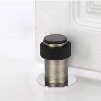 Non Punching steel Door Stopper Holder catch Foor Mounted Nail-free for doors Hardware accessories