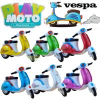 โมเดล รถ มอเตอร์ไซต์ เวสป้า Vespa Model 6 แบบ มีระบบ PULL BACK