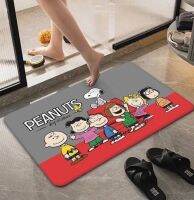 SNP G พรมพรมเช็ดเท้า อย่างดี ลาย SNOOPY  G     พรมเช็ดเท้า ขนาด 40 x 60 cm พรมกันลื่น ผลิตจากวัสดุอย่างดึ มีบริการเก็บเงินปลายทาง ฺงานสวย ฺ  BY  NOEYNEST