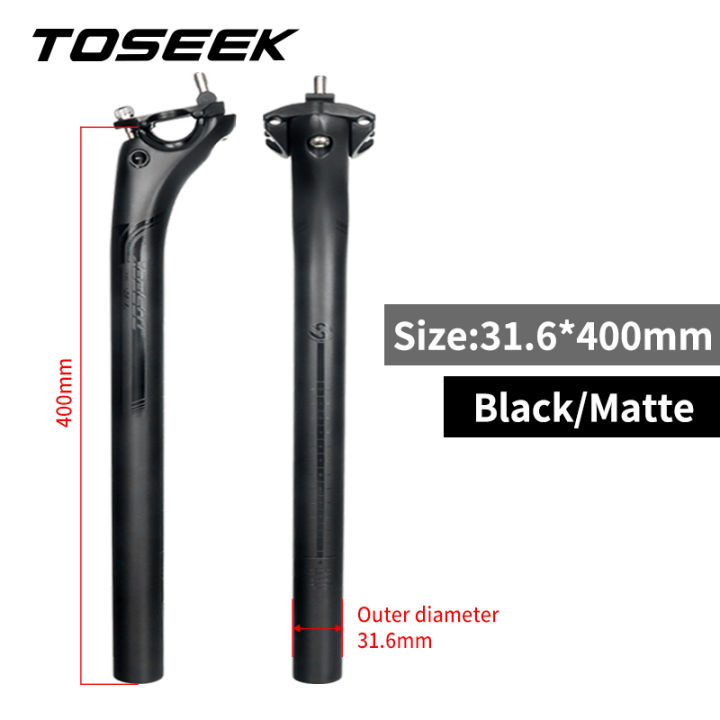 toseek-cod-จักรยานคาร์บอนไฟเบอร์-seatpost-ออฟเซต20มม-ชิ้นส่วนจักรยานขี่จักรยานน้ำหนักเบาความแข็งแรงสูงท่อที่นั่ง27-2-30-8-31-6มม-แกนเบาะนั่งจักรยา