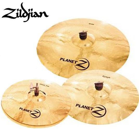 zildjian-planet-z-แฉ-ฉาบ-สำหรับกลองชุดแบบเซ็ต-ไฮแฮท-14-crash-16-ride-20-รุ่น-pz4pk-แถมฟรีไม้กลอง-zildjian-5a