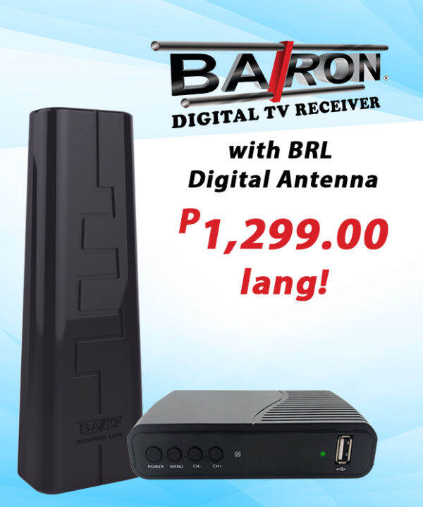 BARON PLUS (Digital TV Receiver + BRL) (No WiFi Dongle) Lazada PH