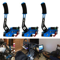 PC+PS5 Hand Brake for Racing Games T300RS USB Hand Brake+Clamp Logitech Brake System Handbrake Games Blue