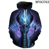 Men Women Children New Dragon Hoodies 3D Printed Fashion Sweatshirts Boy Girl Kids Pullover Long Sleeve Streetwear Casual Coat