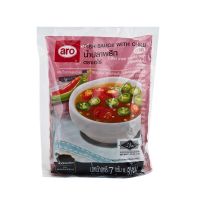 เอโร่ พริกน้ำปลา 7กx50 ซอง  Aro chili sauce, fish sauce, 7 grams x50 sachets.