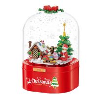Christmas Toy Building Block Sets, Building Set DIY Assembly Christmas Set for Family Friends Kids