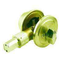 กุญแจลิ้นตาย 1 ด้าน YALE V8111US3 สีทองเหลืองขัดเงาSINGLE CYLINDER DEADBOLT YALE V8111US3 POLISHED BRASS **ของแท้100%**