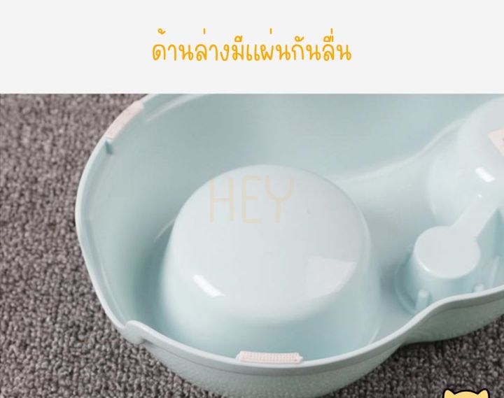 ชามอาหารสัตว์เลี้ยง-ชามอาหารและน้ำอัตโนมัติ-ประหยัด-แมว-สุนัข-ที่ให้อาหารแมว-ชามแมว