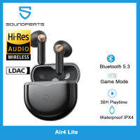 Soundpeats บลูทูธ Air4ไลท์ V5.3การเชื่อมต่อ Hi-Res LDAC Mtilpoint 3Mics AI ลดเสียงรบกวนในการเรียก13มม. โหมดไดรเวอร์เกมบลูทูธควบคุมแบบสัมผัสหูฟังเอียร์บัดหูฟังไร้สาย