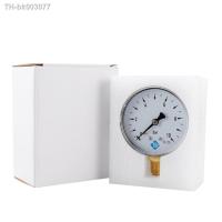 ▨ Pressure Gauge 0-10bar 1/4 quot; NPT Thread Mini Low Pressure Meter Pressure Single Scale Manometer Air Water Gas Tester