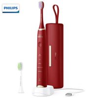 【LZ】♙₪  Philips-Sonicare HX2491 Escova de Dentes Elétrica Vibrador 5 Modos Clareamento dos Dentes Spa com 2 Cabeças Capa Portátil