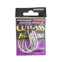 เบ็ด Decoy​ Jigging Single cutlass รุ่น JS-2 เบอร์ 2/0 , 3/0 , 4/0 , 5/0 , 6/0