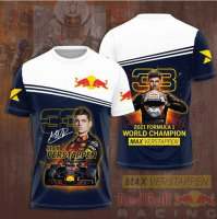 Bull (สต็อกเพียงพอ) Red Racing 3D Apparels tshirt 01คุณภาพสูง size:S-5XL