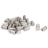 30ชิ้น12X22มม. โฆษณาสกรูยึดสแตนเลส Spacer ผู้ถือป้ายติดตั้ง Standoff Pin เล็บ Fasteners