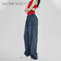 SALOME SELECT กางเกงยีนส์ กางเกงขายาว กางเกงคาร์โก้ผู้หญิง สบาย สบายๆ นุ่มนวล สไตล์ A20M0AY 38Z230918