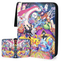 400ชิ้น Pokémon การ์ดเกมกระเป๋า Eevee การ์ดหนังสือกันน้ำ Binder ผู้ถือบัตรธุรกิจของเล่นเด็กวันเกิด Gift