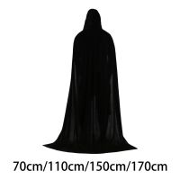 Cloak with Hood Witch Costume Dress Up Victorian Gothic Halloween Capes for Women Men Adults Role Play Party Photography Prop