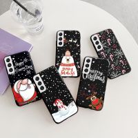For Samsung Galaxy S22 S22Plus S22Ultra Case Soft Silicone Cover For Samsung Galaxy S22 Plus Ultra 5G Christmas Cartoon TPU Capa Electrical Safety