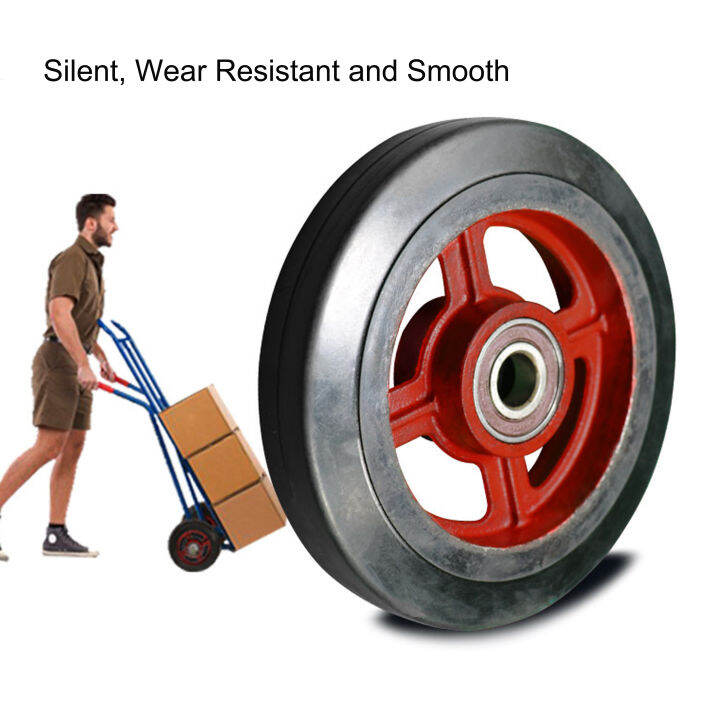 8/10/12 inch Wheels For Heavy Cart Set Heavy Duty Push Cart Wheels