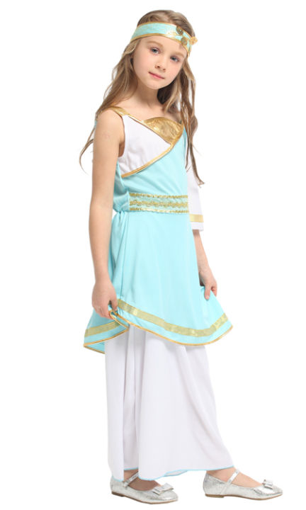 United Nations Greece Girl Greek Athenian Costume for Kids UN Cosplay ...