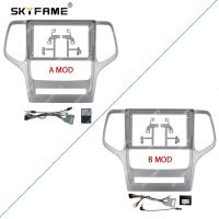 SKYFAME Car Frame Fascia Adapter Canbus Box Decoder Android Radio Dash Fitting Panel Kit For Jeep Grand Cherokee RST Laredo