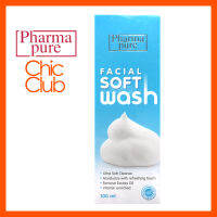 PHARMAPURE FACIAL SOFT WASH 100ML.EXP 2024 ฟาร์มาเพียว เฟเชี่ยล ซอฟท์ วอช